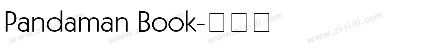Pandaman Book字体转换